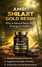 Amrit Shilajit Gold Resin | Pure Natural Himalayan Shilajit | 20 GM
