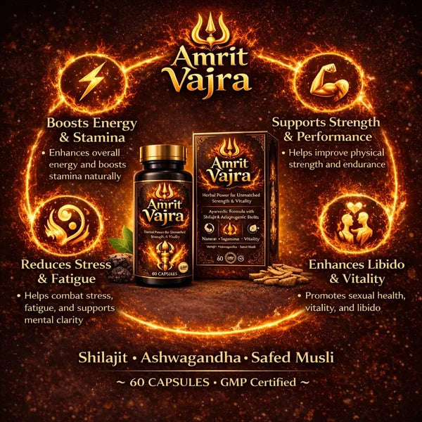 Amrit Vajra Capsule | Pure And Natural | 60 Capsule