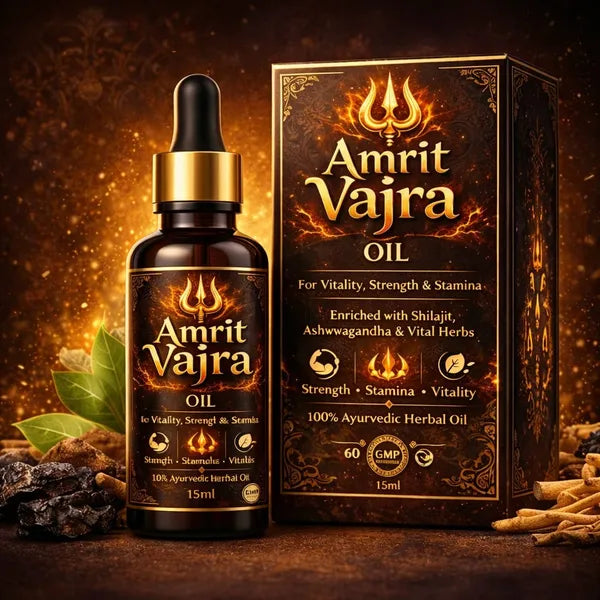 Amrit Vajra Combo | Oil And Capsule | Pure And Natural | 30 Capsule | 15ML