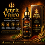 Amrit Vajra Oil | 100% Ayurvedic Herbal Massage Oil for Strength, Stamina & Vitality (15ml)