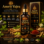 Amrit Vajra Oil | 100% Ayurvedic Herbal Massage Oil for Strength, Stamina & Vitality (15ml)