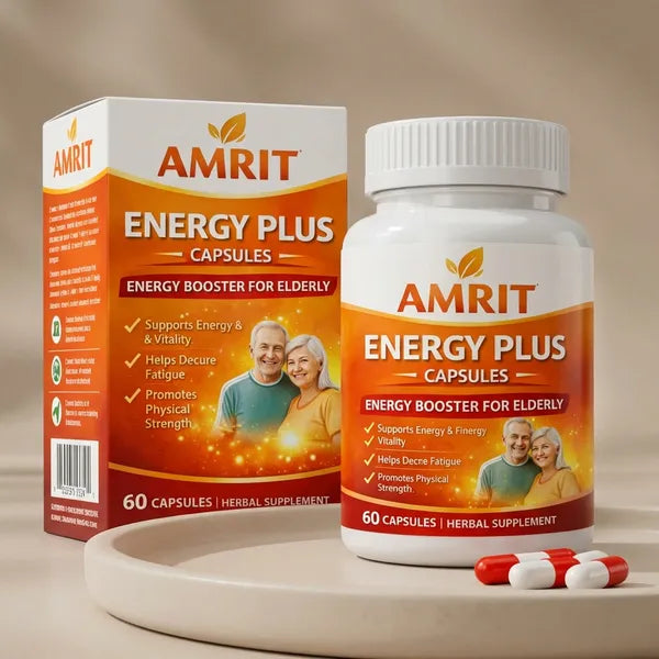 Amrit Energy Booster | Pure And Natural | 60 Capsules