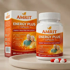 Amrit Energy Booster | Pure And Natural | 60 Capsules