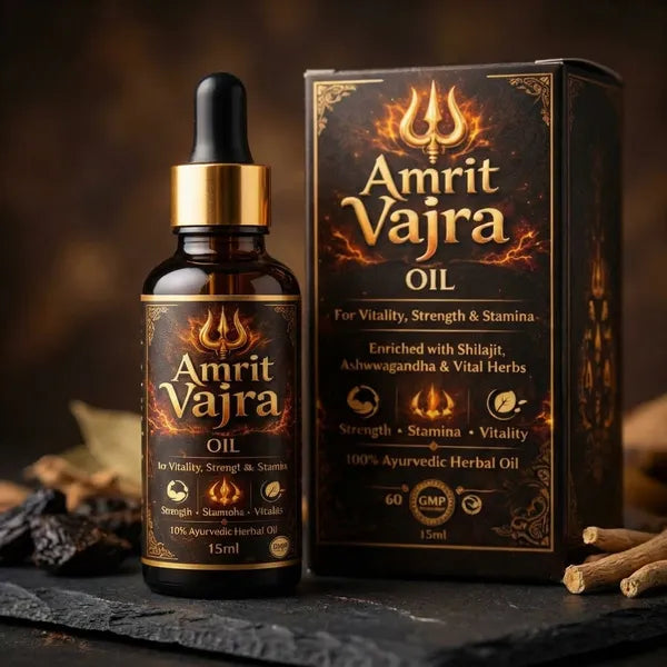 Amrit Vajra Oil | Pure And Natural | 15 ML