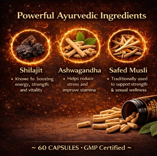 Amrit Vajra –  Herbal Capsules (30 Capsules)
